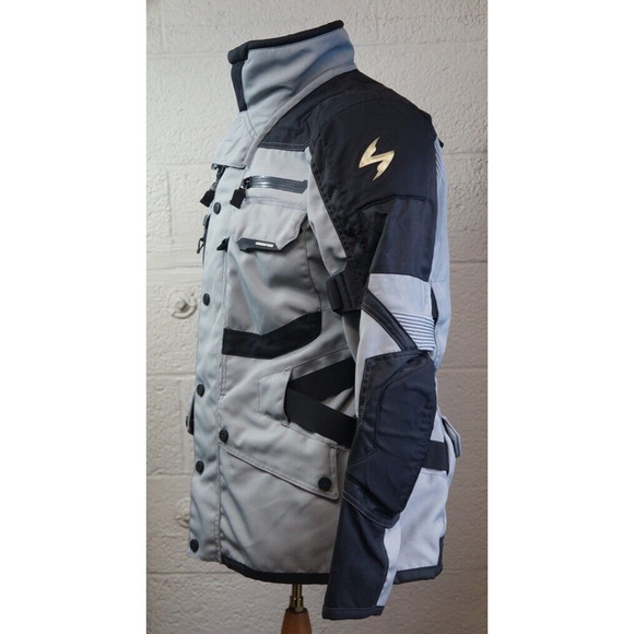 Scorpion XDR Mens Textile Motorcycle Jacket Black/Gray Size L - Picture 6 of 10